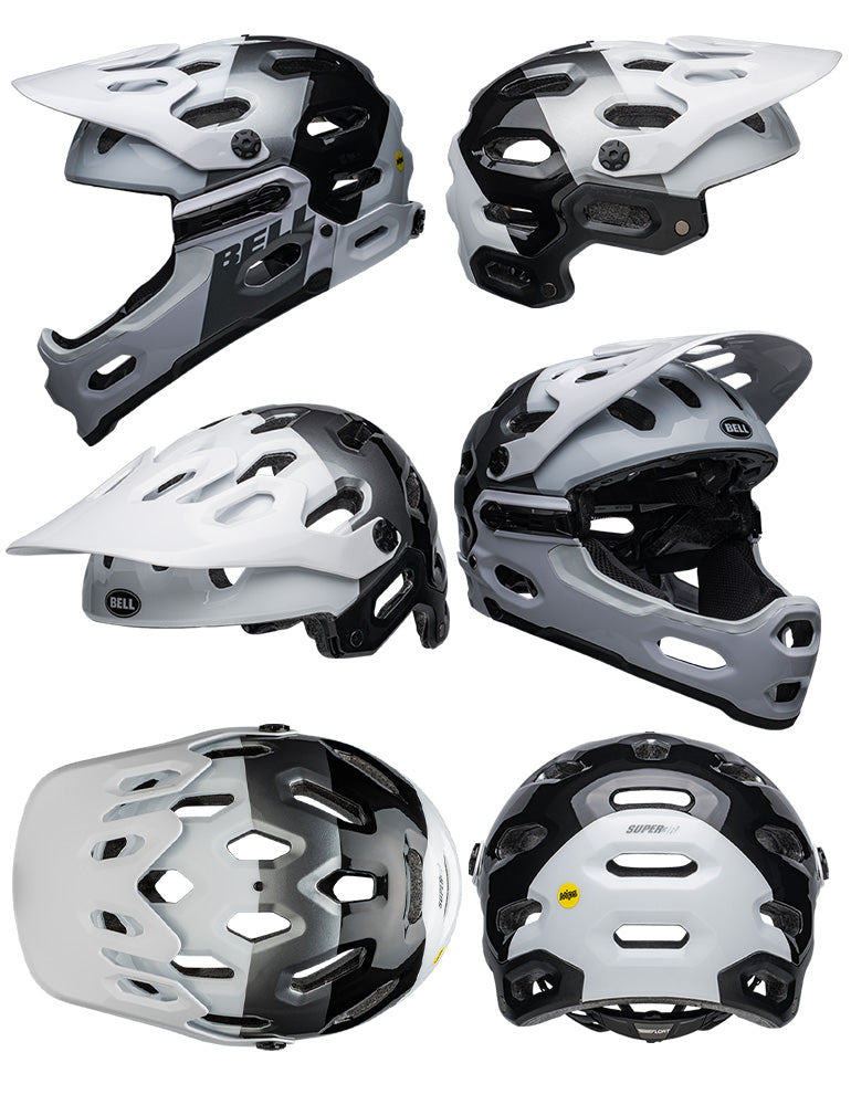 Bell Super 3r Mips Helmet White black Urban Wheelz